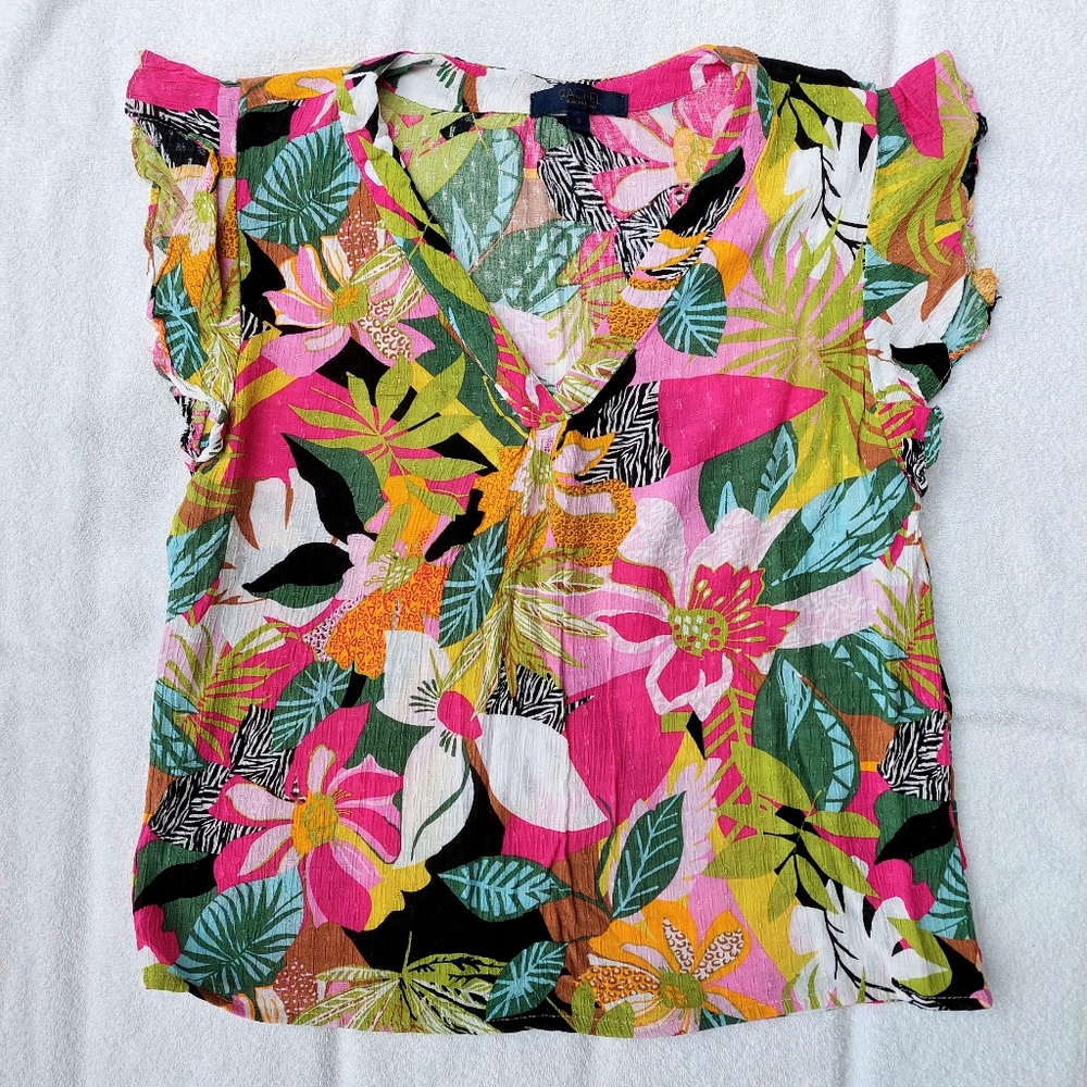 Rachel Roy Jungle Print Blouse
